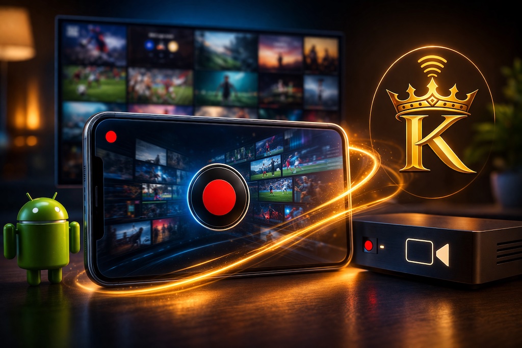 Application pour enregistrer IPTV sur Android avec smartphone et interface streaming – guide complet IPTV Kings
